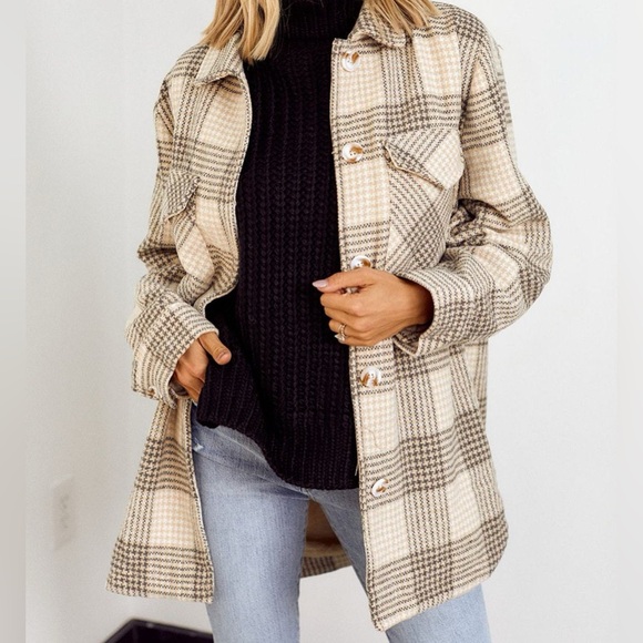 Plaid Shirt Jacket - Picture 2 of 5